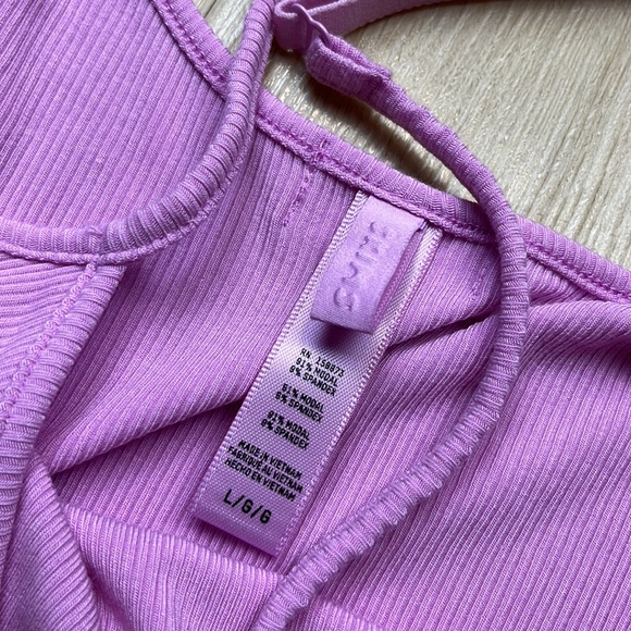 SKIMS Soft Lounge Slip Dress Petal Pink Valentines, SIZE LARGE 0941 - Picture 7 of 10